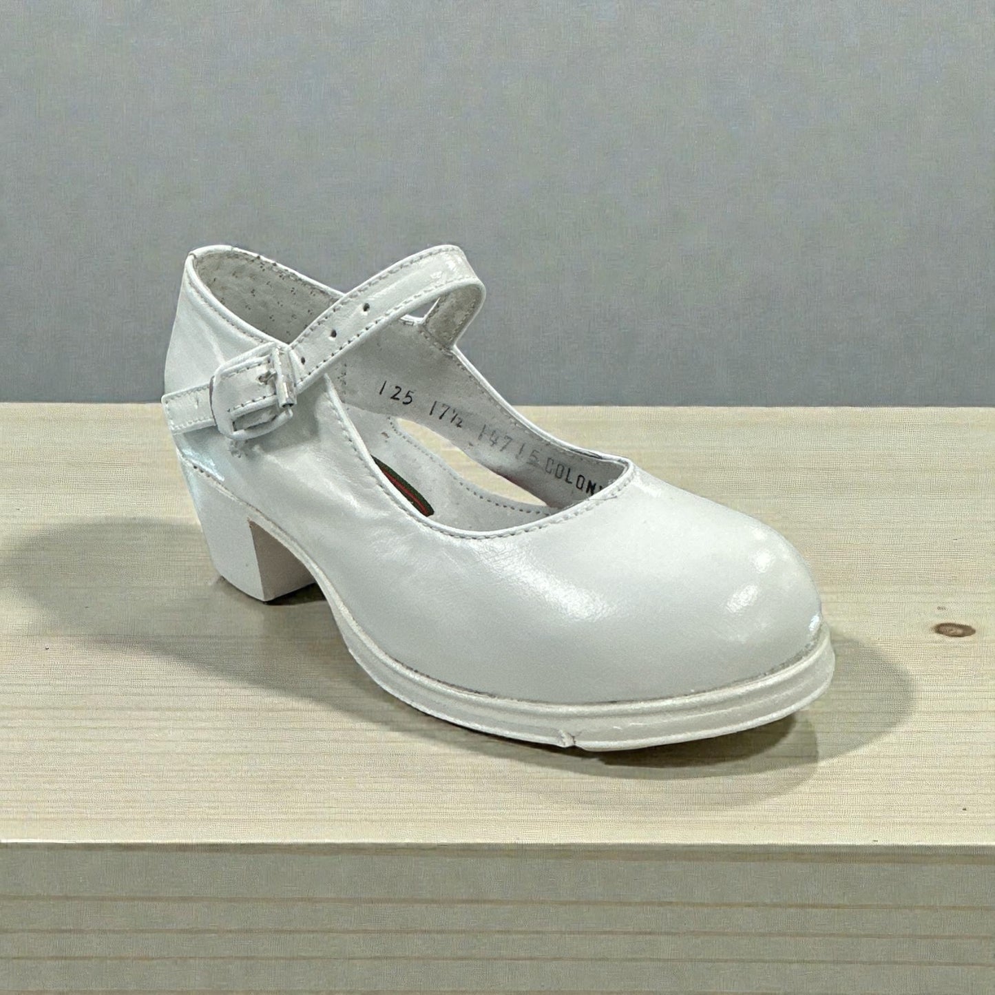 Colonial #125 Zapato Folklorico Blanco Niña