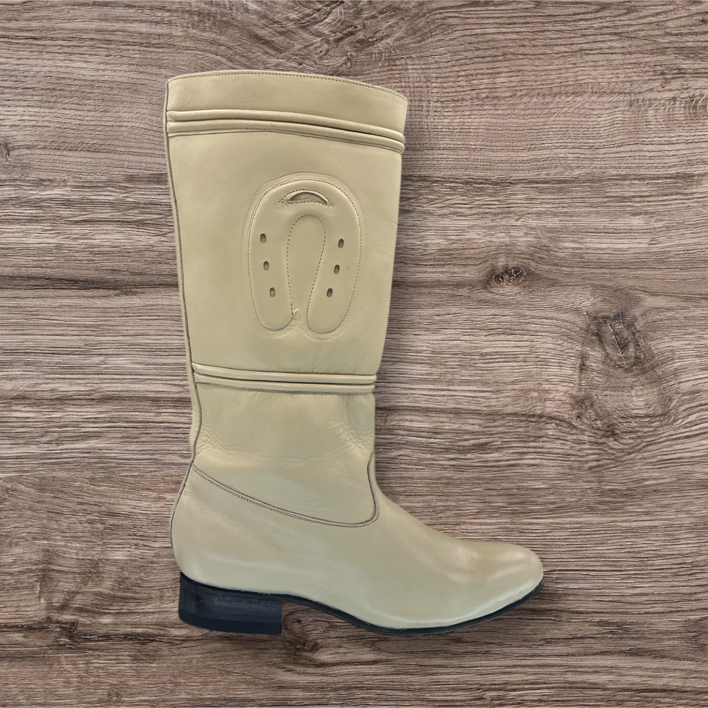 Bota Escaramuza Piel Hueso