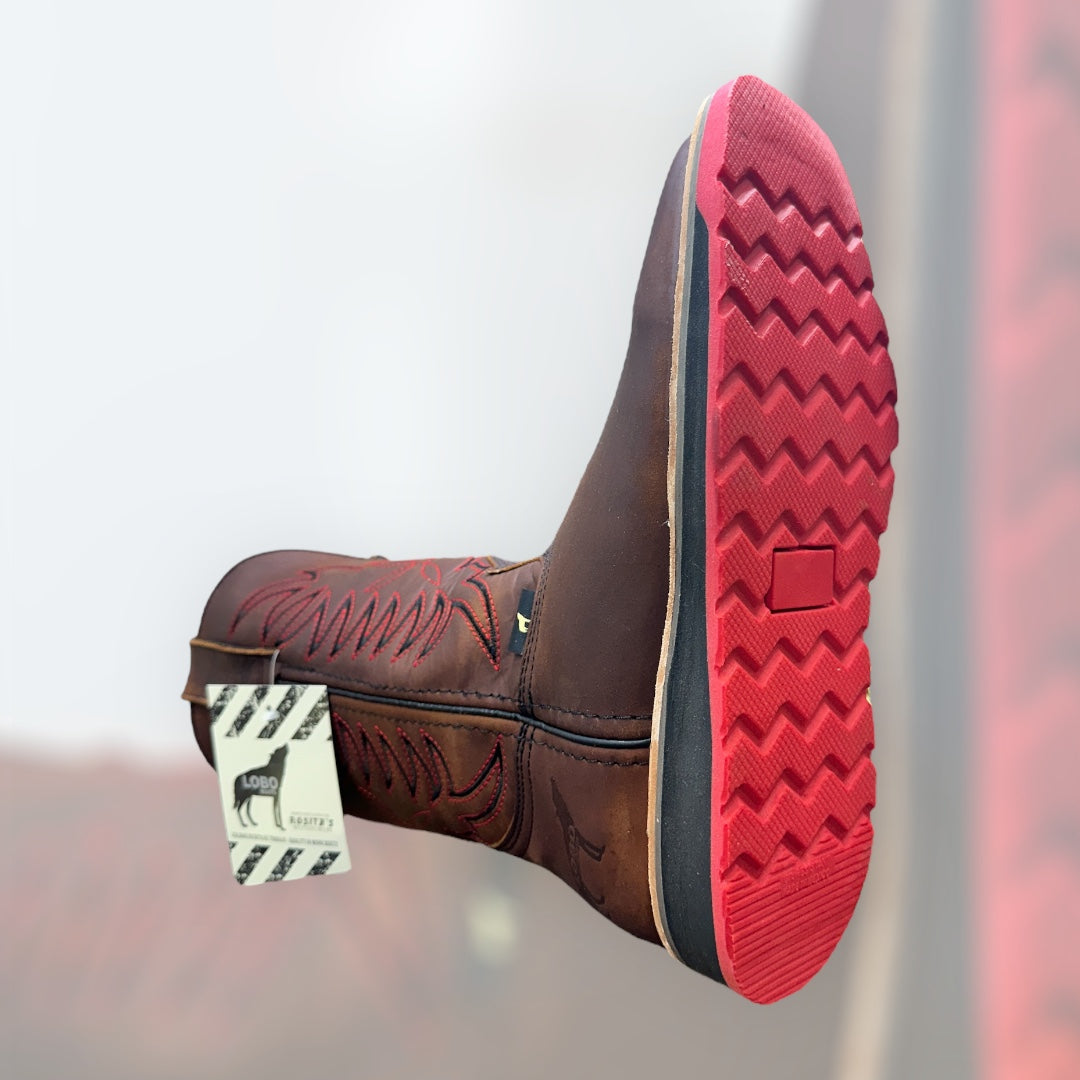 200 Melissa Cognac Red Sole