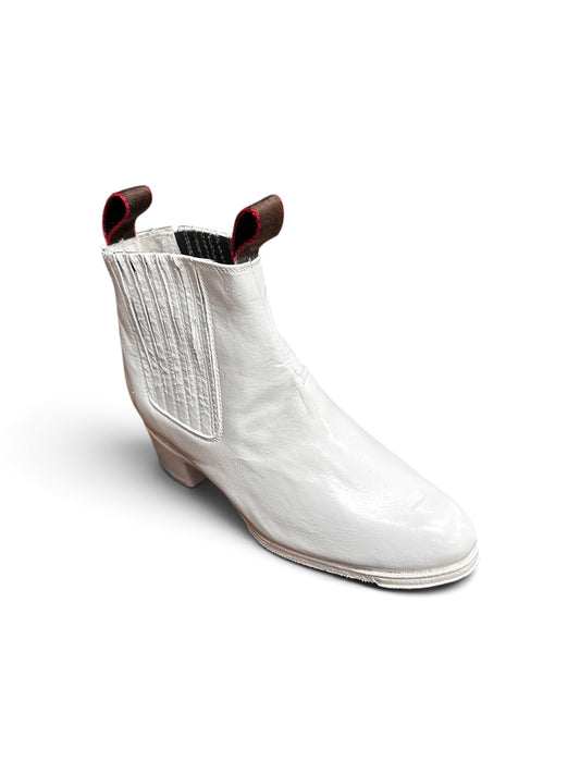 Colonial Botin Folklorico Blanco Niño
