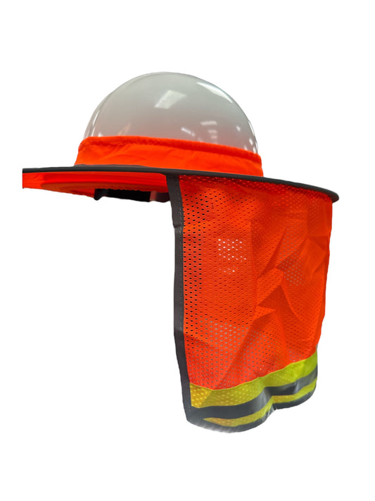 Sombra Para Casco Anaranjada