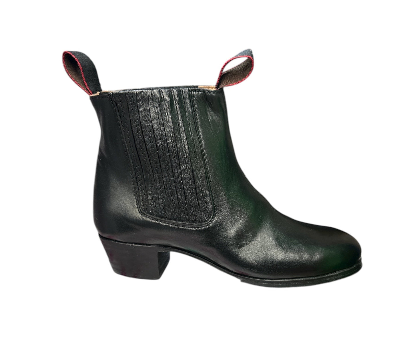 Colonial Botin Folklorico Negro