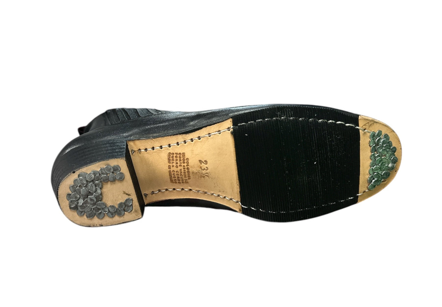 Colonial Botin Folklorico Negro