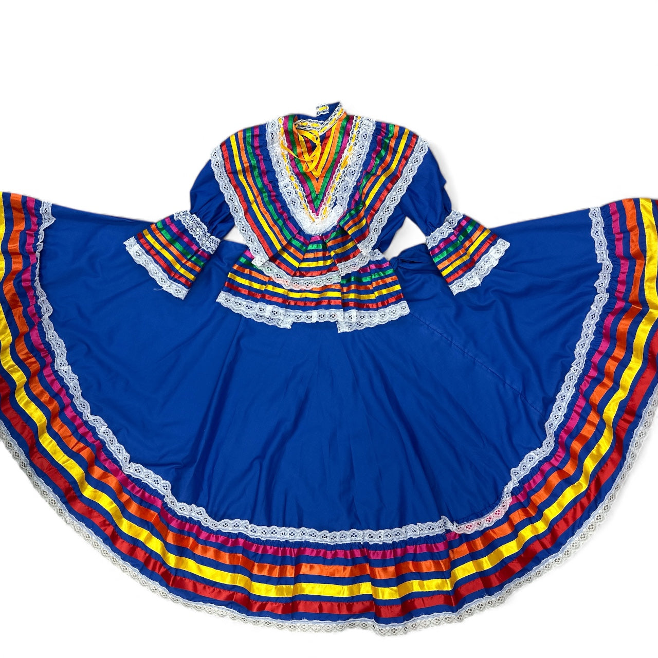 Falda y Blusa Jalisco Azul Marino