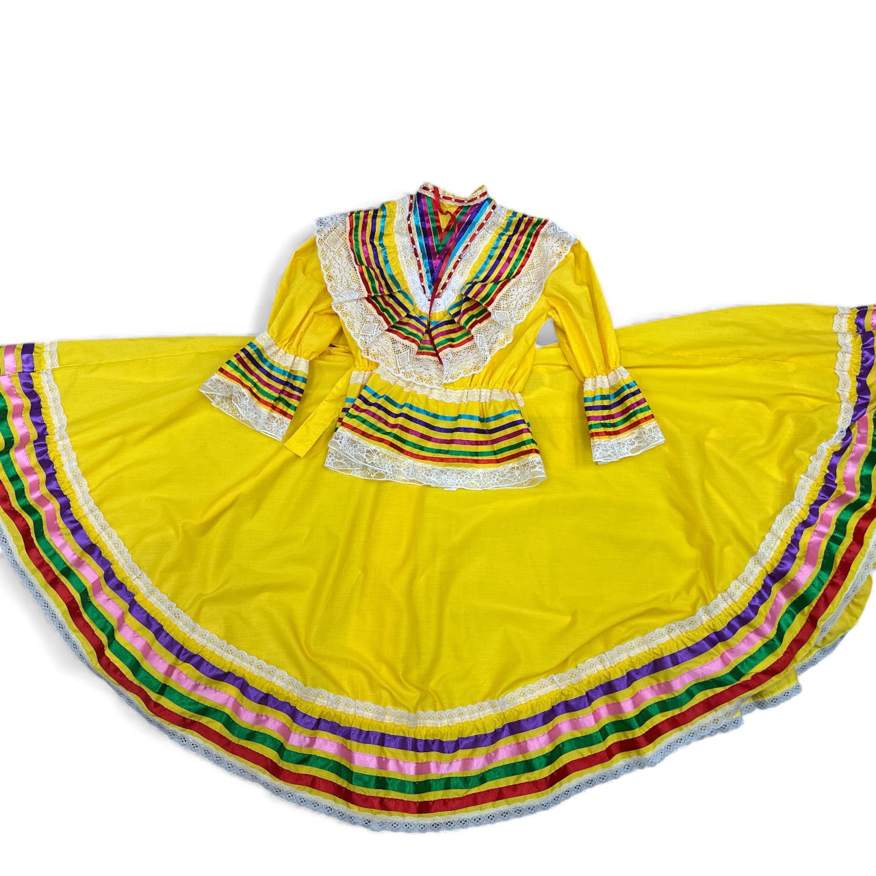 Falda y Blusa Jalisco Amarillo