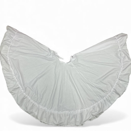 Falda Folklorica Blanca