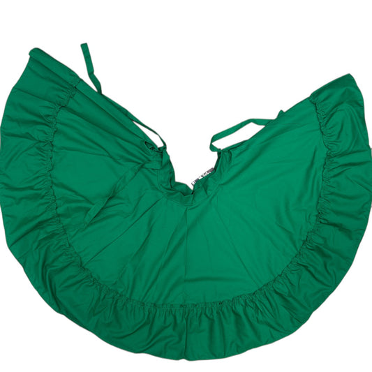 Falda Folklorica Verde Bandera