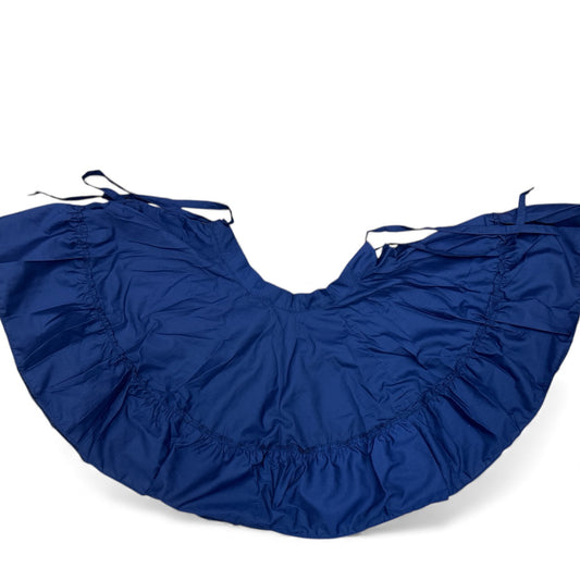 Falda Folklorica Azul Marino