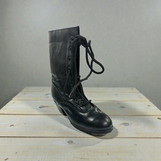 Colonial Bota Folklorica Negra Niña